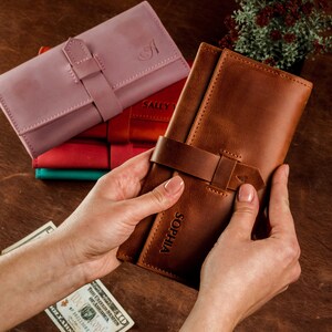 Woman wallets,Personalized  mothers day gifts, Leather wallets,Wallets for women,Leather Minimalist wallet, Gift for women,Gift for mom