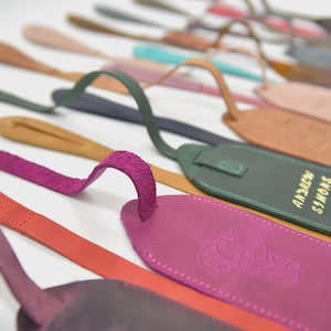 Leren bagagelabel Gepersonaliseerde leren taslabel Aangepaste bagagelabels Bulkcadeaus