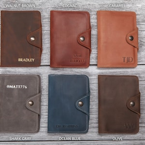 Field Notes Cover, Leder Journal Cover, A6 Travelers Notebook, personalisierte Field Notes Brieftasche, Moleskine Cahier Ledereinband