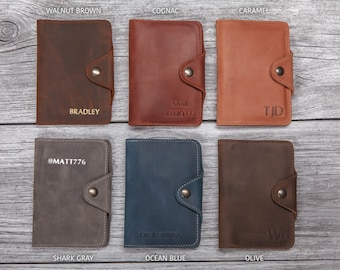 Field Notes cover, Leather journal cover, A6 travelers notebook, Personalized Field Notes wallet, Moleskine Cahier leather cover