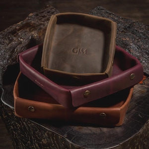 Dice Tray, Personalized Leather Tray Dnd Dice Tray, Custom Rolling tray, Christmas gift, Personalized gifts for him image 7