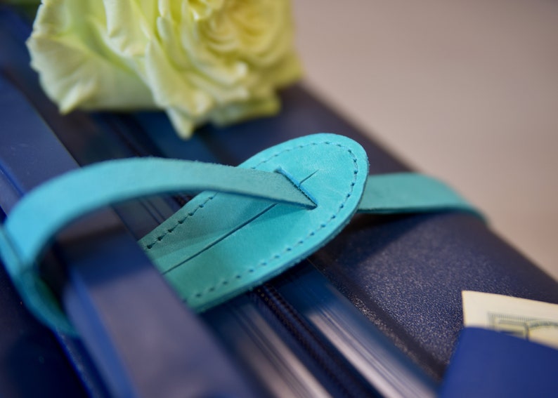 Personalized Leather Custom Luggage Tag Leather Travel Etsy