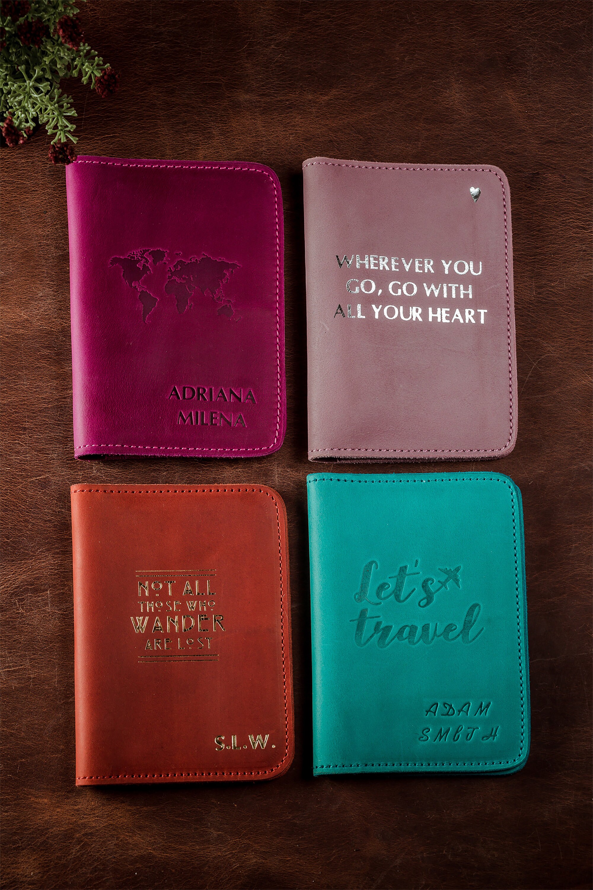 Personalized Passport Holder Leather Passport Cover and Etsy