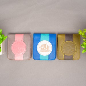Regalos para él Cartera Cartera de cuero Airtag Clase de 2025 Cartera personalizada con broche Regalo de aniversario para esposo Regalos para el día del padre