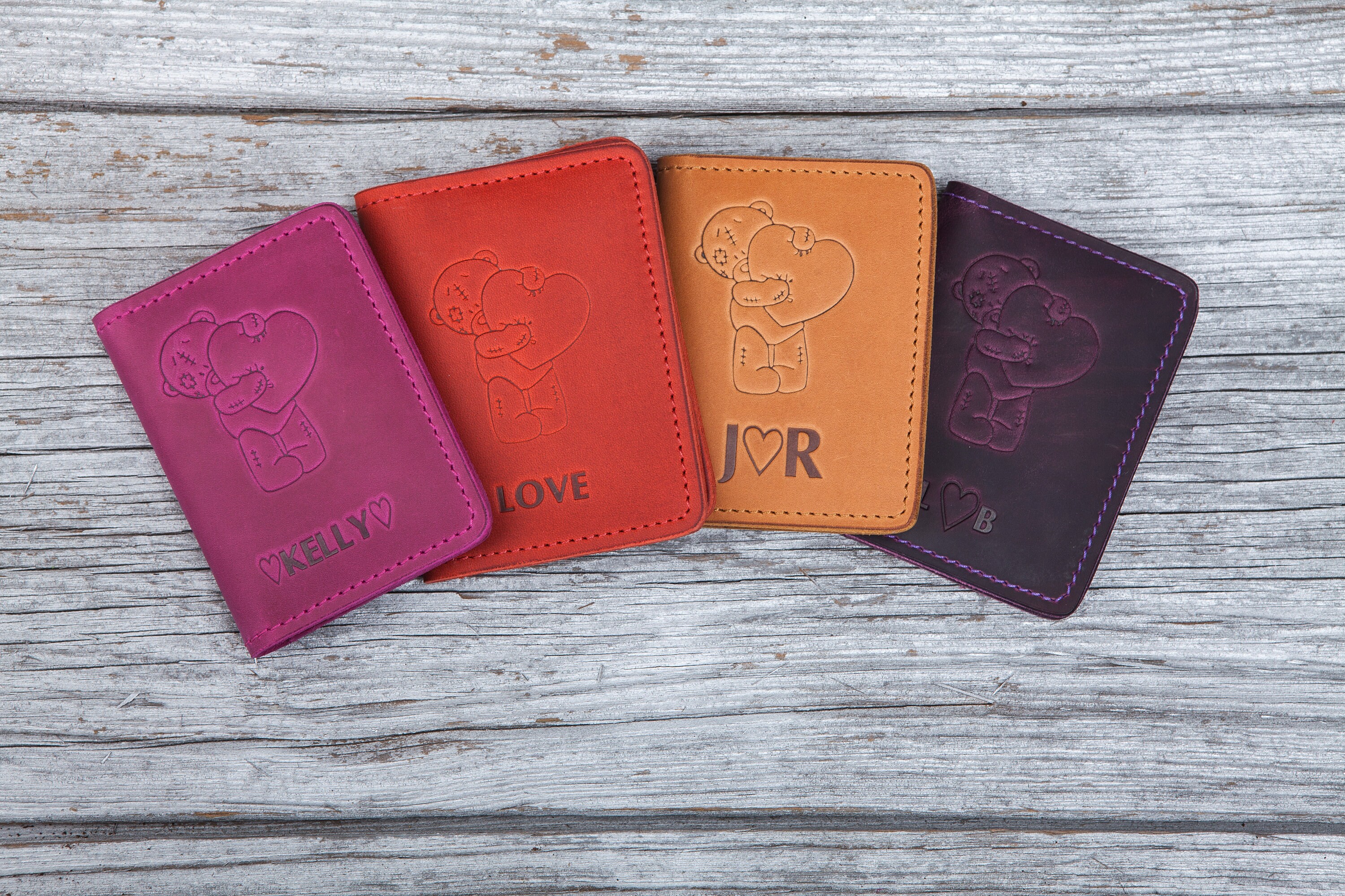 Womens credit card holder slim card wallet personalized Etsy