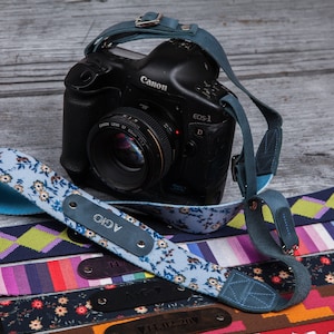 Camera strap, Fabric camera strap, Camera gifts, Camera strap personalized, Personalized gifts for him, Anniversary gift, Birthday gift idea