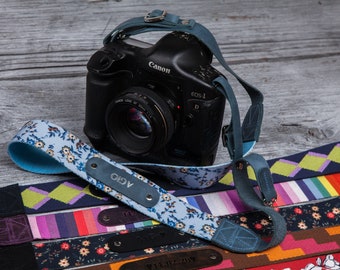 Custom camera strap personalized, Personalized gifts for him, Anniversary gift, Artist gifts, Christmas personalized gifts