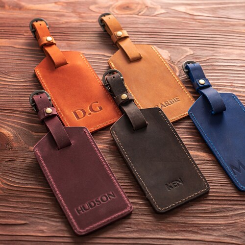 Leather Luggage Tag