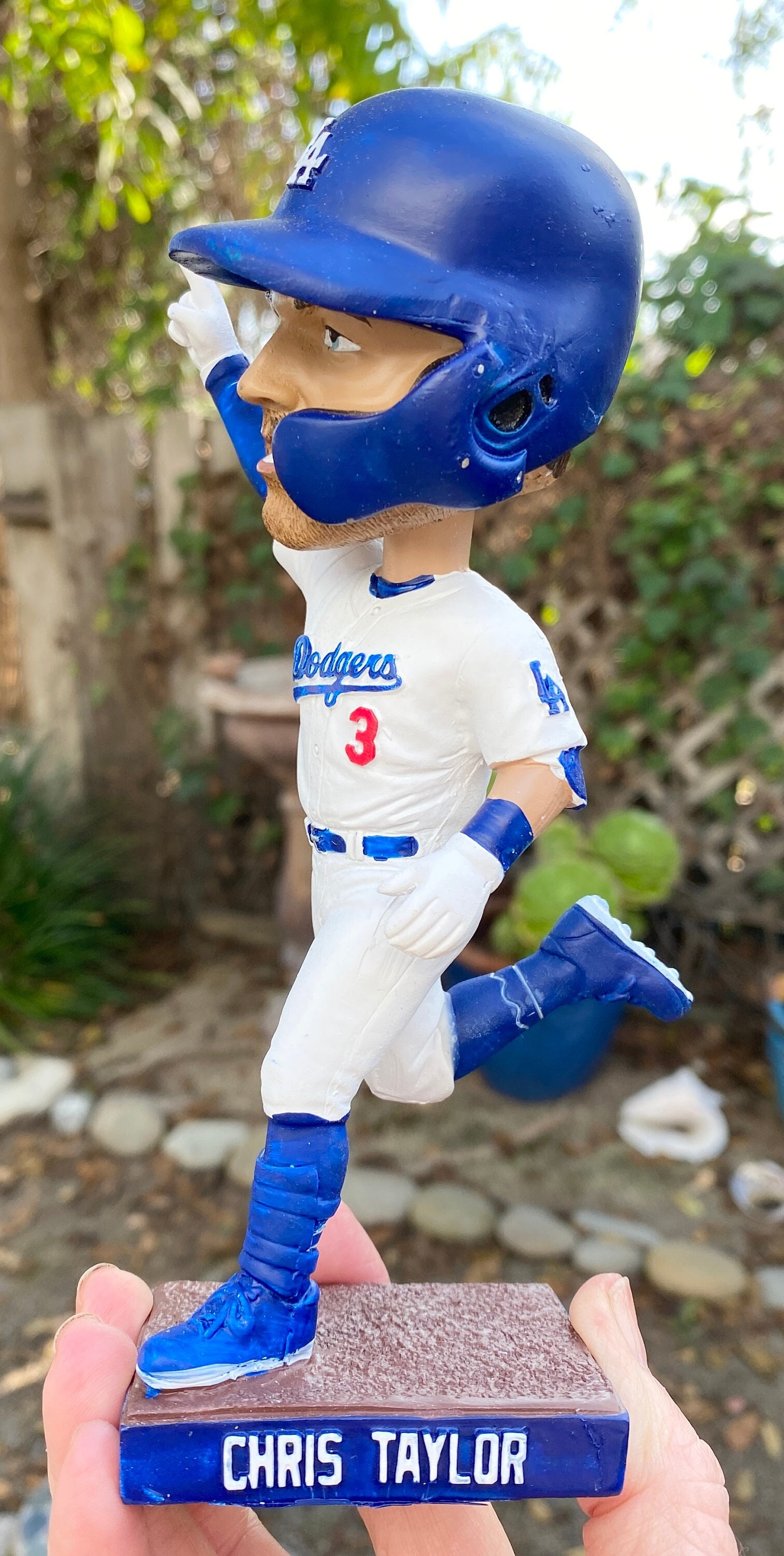 LA Dodgers Walker Buehler City Connect Uniform Custom Painted Bobblehead
