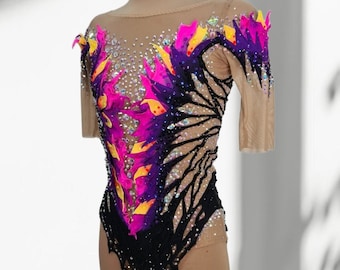 Leotard for rhythmic gymnastics, figure skating costume, acrobatics leotard, custom sports leotard