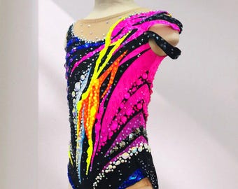 Leotard for rhythmic gymnastics, figure skating costume, acrobatics leotard, custom sports leotard