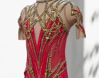 Leotard for rhythmic gymnastics, figure skating costume, acrobatics leotard, custom sports leotard