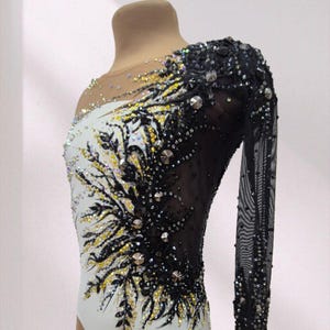 Leotard for rhythmic gymnastics, figure skating costume, acrobatics leotard, custom sports leotard