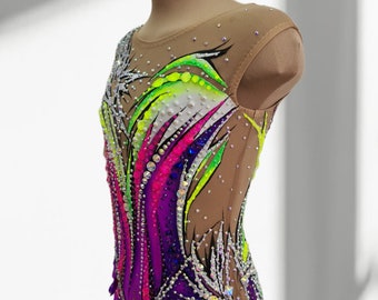 Leotard for rhythmic gymnastics, figure skating costume, acrobatics leotard, custom sports leotard