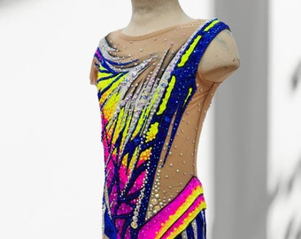 Leotard for rhythmic gymnastics, figure skating costume, acrobatics leotard, custom sports leotard