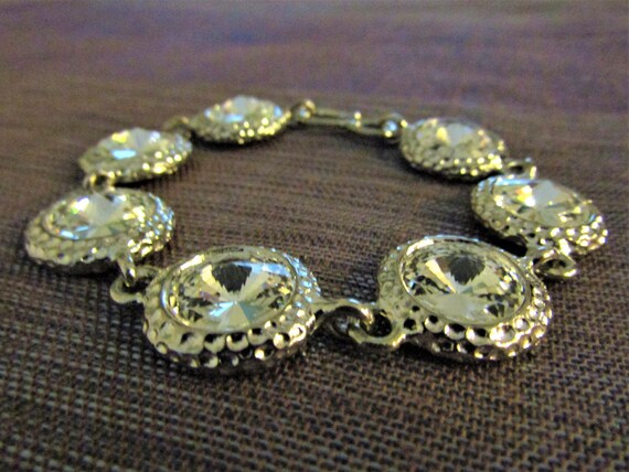 Vintage Swarovski Crystal Rivoli Bracelet - image 4