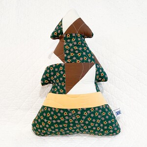 Vintage Quilt Tree Pillow