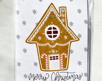 Gingerbread House Christmas Card