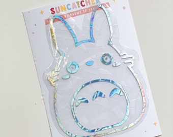 My Neighbor Totoro Holographic Suncatcher Sticker, Rainbow Maker, Suncatcher Decal, Window Stickers, Window Cling