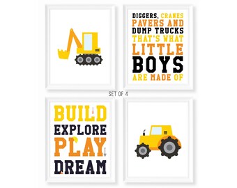 boys construction bedroom