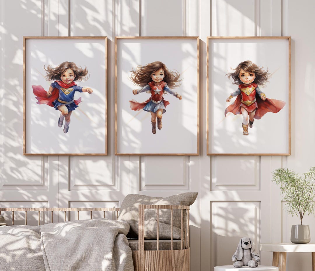 Superhero Nursery Decor, Super Hero Nursery Wall Art Prints ...