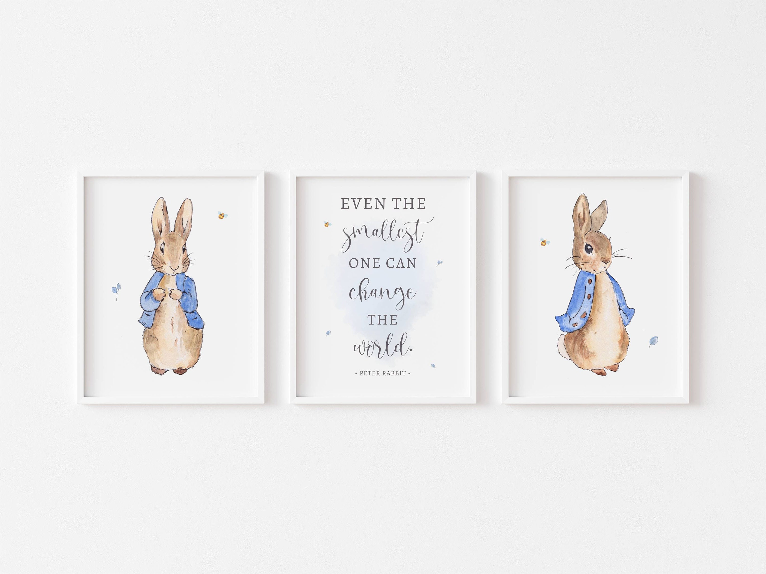 Peter Rabbit Nursery Wall Art Peter Rabbit Nursery Decor Peter | Etsy