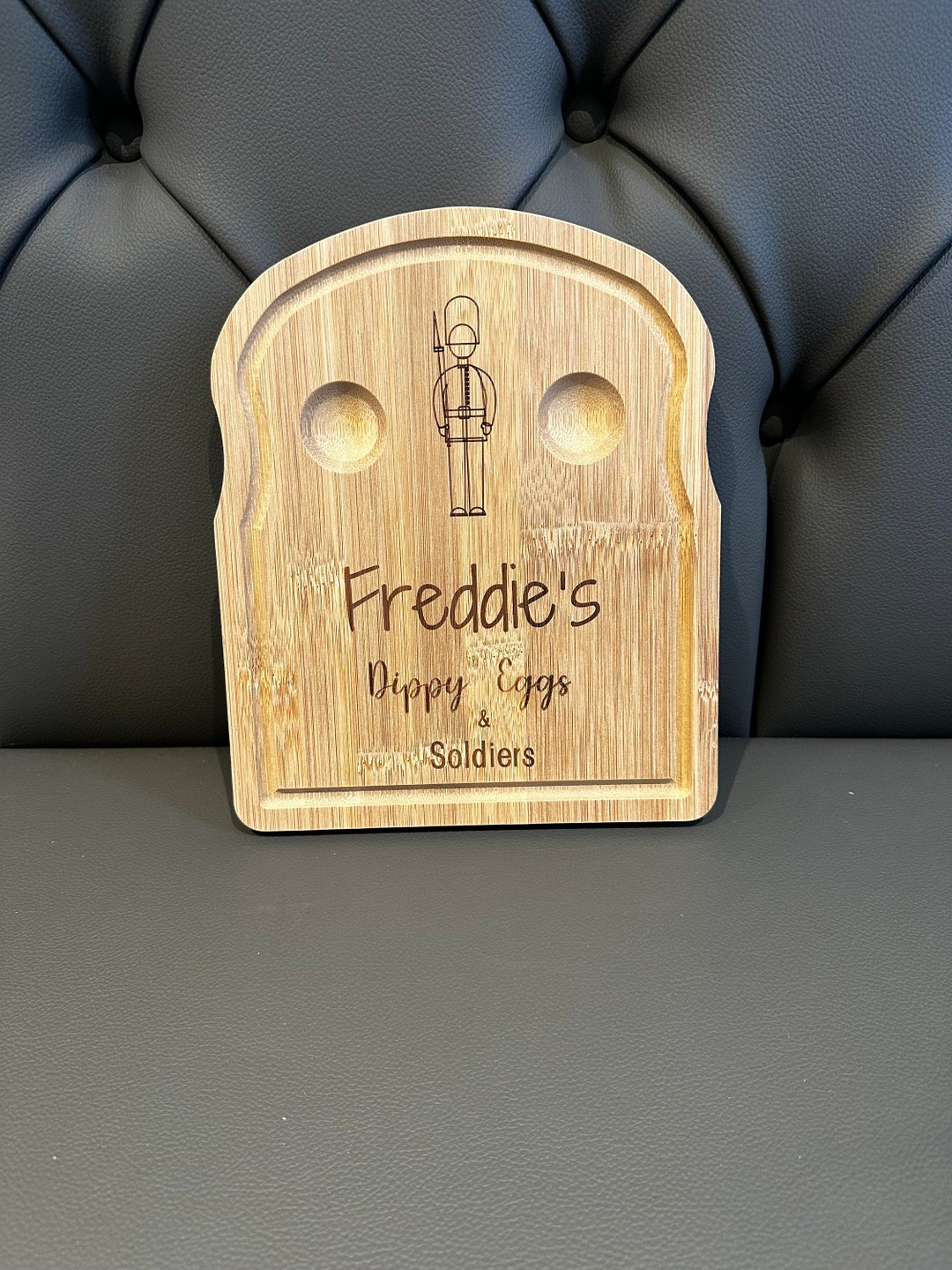 Personalised Dippy Eggs and Soldiers Board Etsy UK