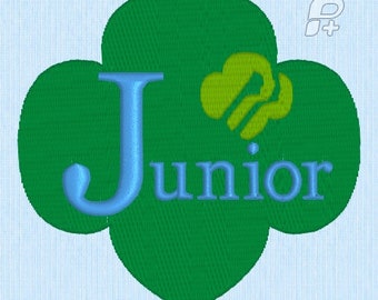 Girl Scout Trefoil Junior ~Borduurbestand~ DIGITALE DOWNLOAD