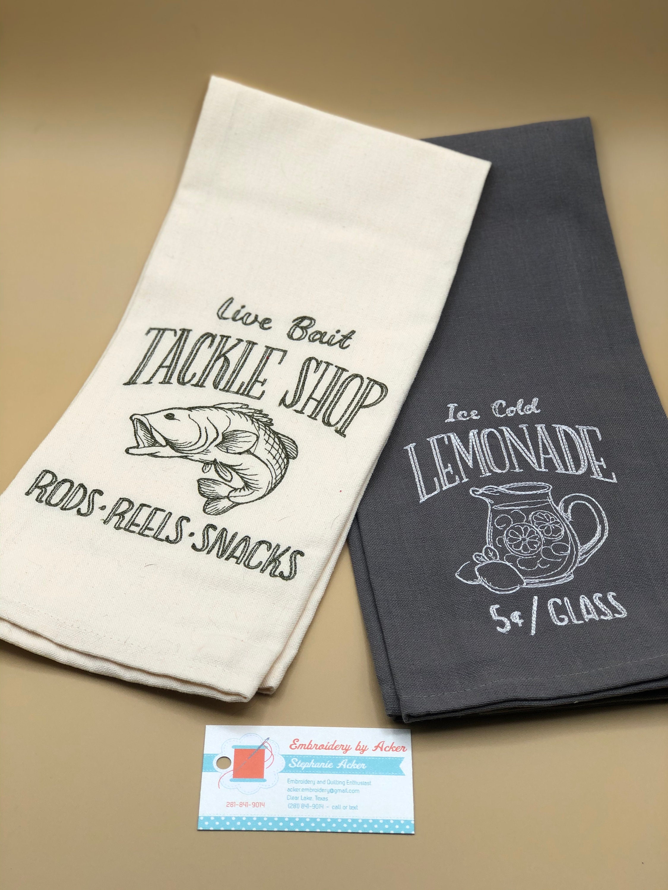 Conjunto de toallas de cocina temática de cabina de verano | Etsy