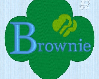 Girl Scout Trefoil Brownie ~Embroidery File~ DIGITAL DOWNLOAD