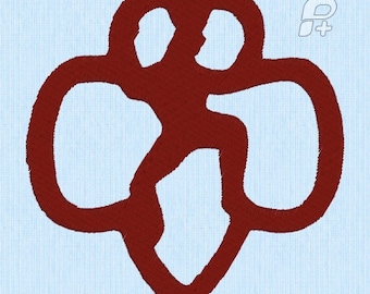 Girl Scout Brownie Logo/Membership ~ Machine Embroidery File ~