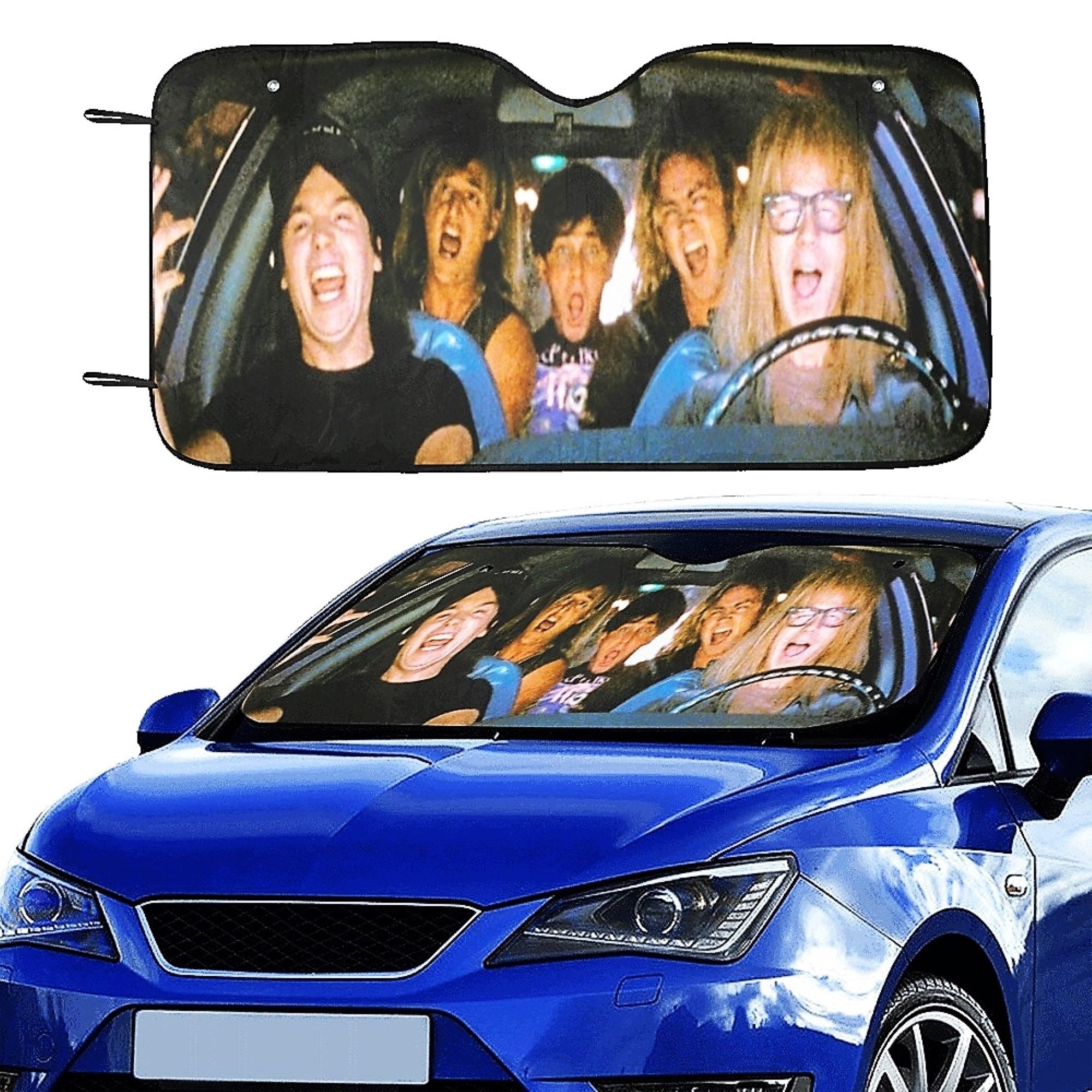 Wayne's World Bohemian Rhapsody Car Sun Shade