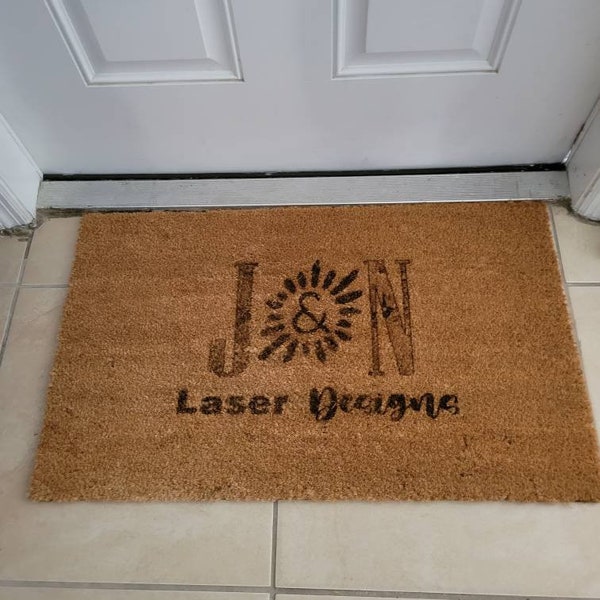 Laser Engraved Mat Etsy