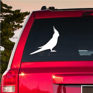 BUY2GET1FREE Cockatiel Vinyl Decal Car Truck Sticker Bird Gift