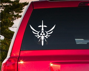 BUY2GET1FREE Legend of Zelda Hylian Shield Master Sword Vinyl Decal Car Truck Sticker Gift  (FREE SHIPPING)