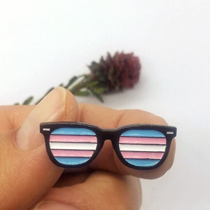Transgender Flag Pin - Trans Symbol Pin - Trans Pride Pin - Transexual Pin - Pride Enamel Pin - Rainbow Pride Pin - Trans Gift - Trans Charm
