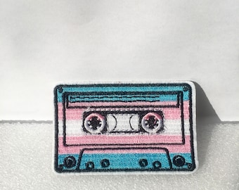 LGBTQ+ / Flaga dumy transpłciowej / Naszywki haftowane / Transpłciowość