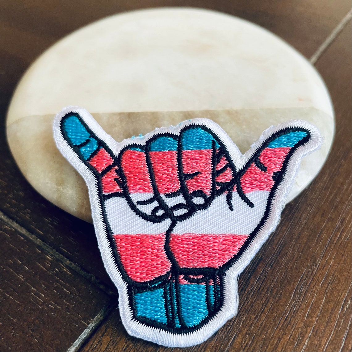 Trans Patch LGBTQ Accessories / Trans Pride Flag / Embroidered Patches / - Etsy
