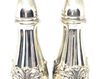 Vintage Silver Plated Weidlich Brothers Salt and Pepper Shakers