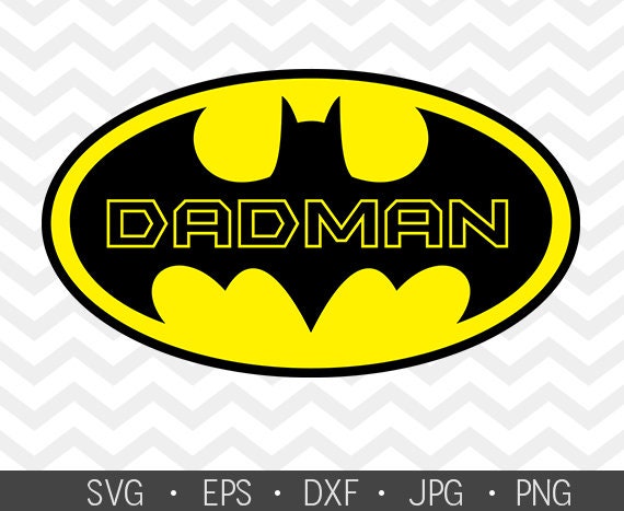 Download DADMAN BATMAN symbol T Shirt Onesie Father's Day eps | Etsy