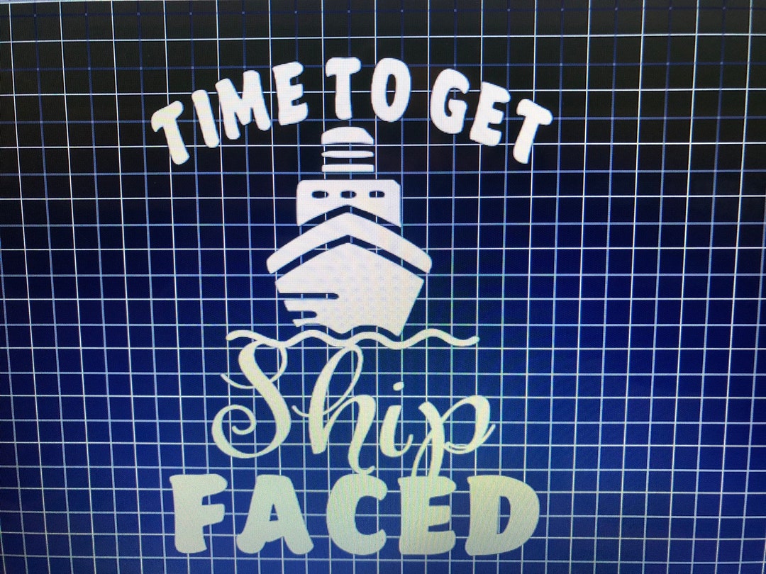 Cruise Iron on Vinyl, Cruise Iron on Shirts, Cruise Decals, Time to Get