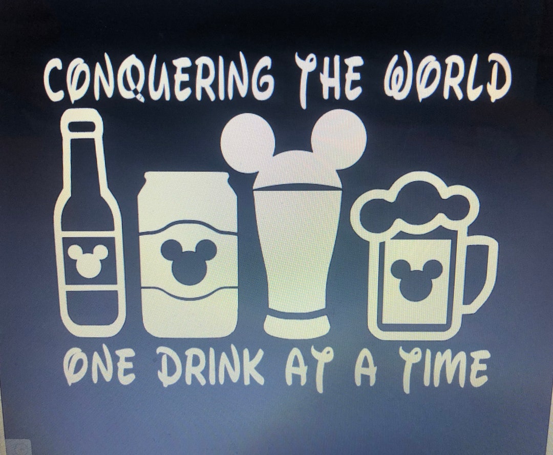 Disney Vinyl Iron On, Epcot Iron on Shirts, Disney Decals, Disney Day