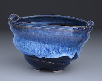 Blue Ovalled Bowl