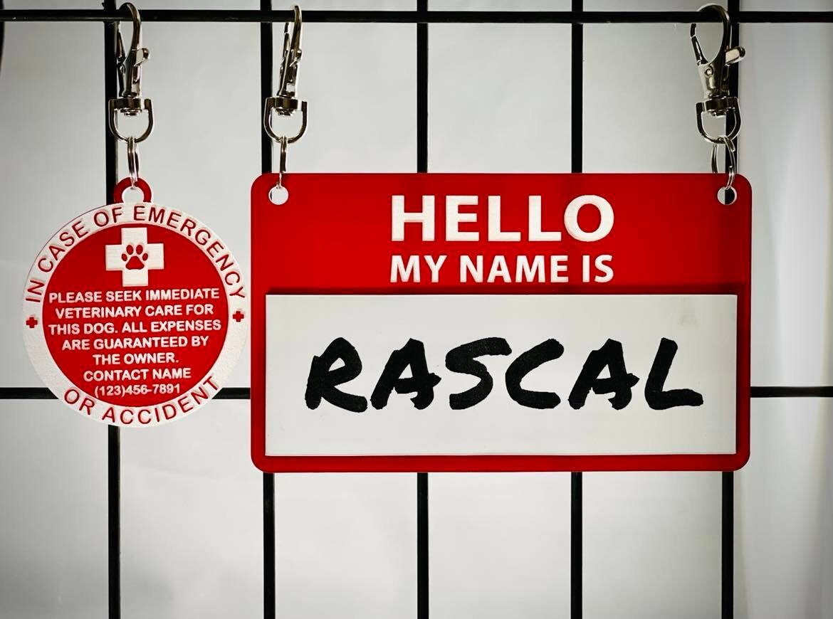 In Case Of Emergency Personalized Crate Tag Photo Inspiration