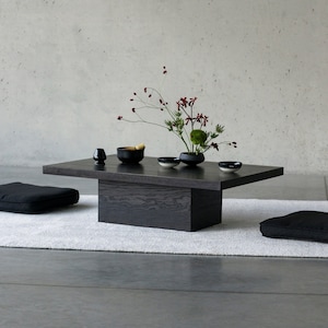 Japanese Style Low Coffee Table Soild Wood Coffee Table Solid