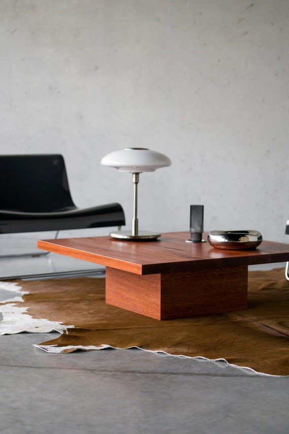 Low Coffee Table for Sitting on the Floor Low Platform Coffee