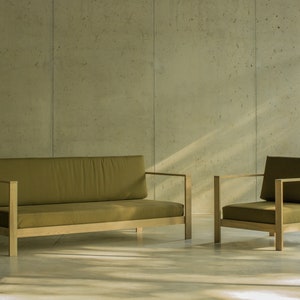 Wood Frame Sofa - Buy Online - Etsy