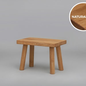 Solid wood stool