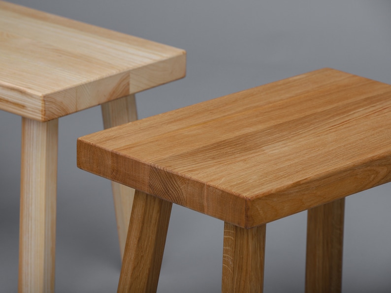 Wood stool small