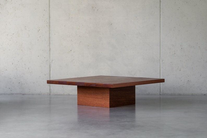 Square low coffee table